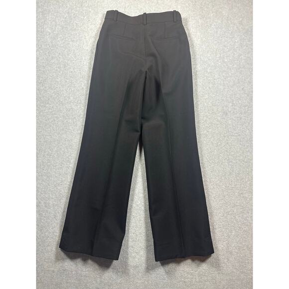 Chanel Dress Pants Women's Size 34 (US 2) Black Pleated High Rise Wide Leg - Picture 3 of 11